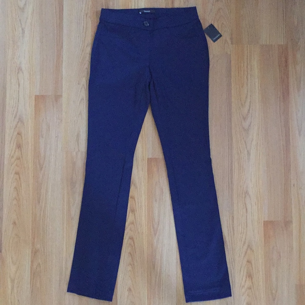 Tahari Navy Stretch Pants